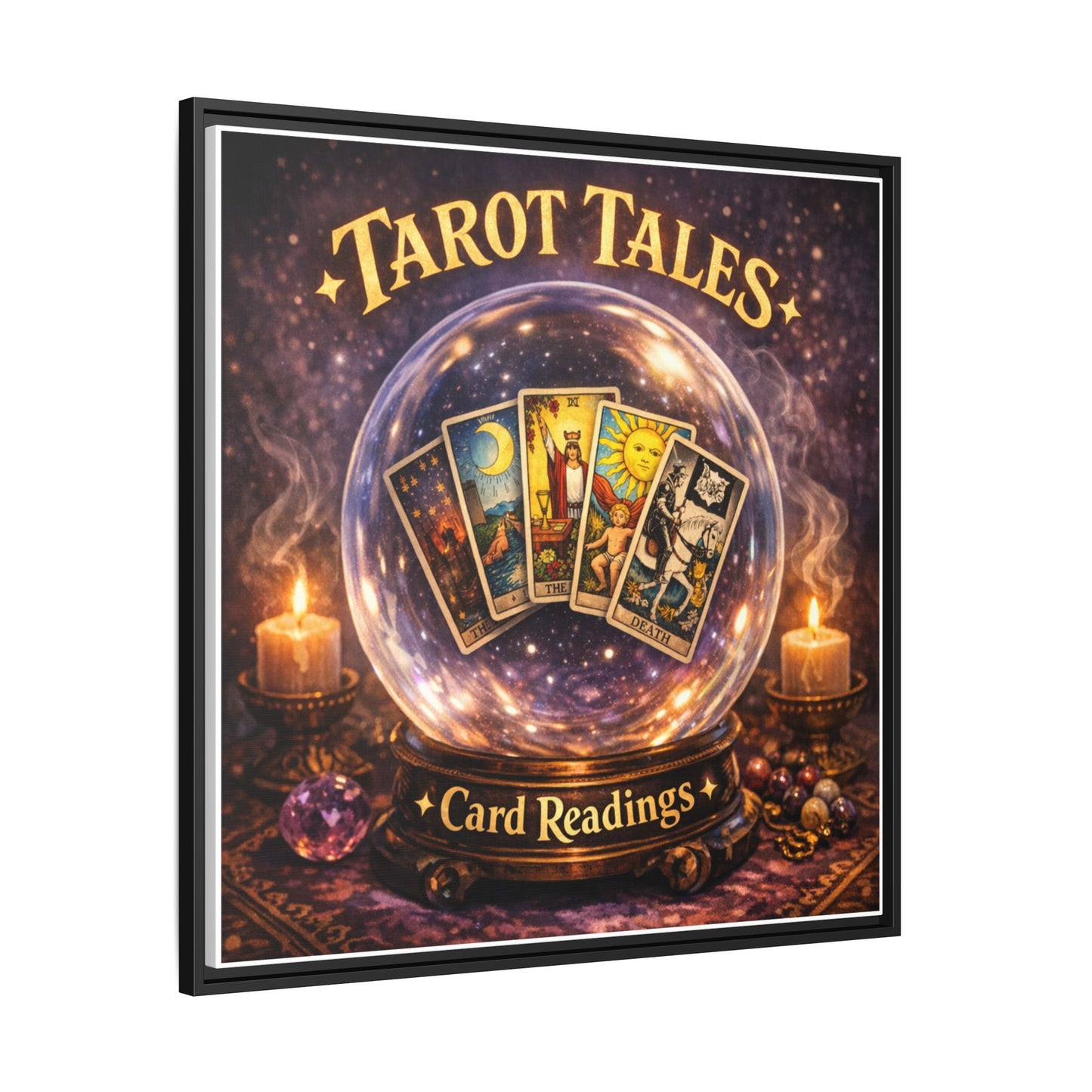 Tarot Tales Framed Canvas Wall Art