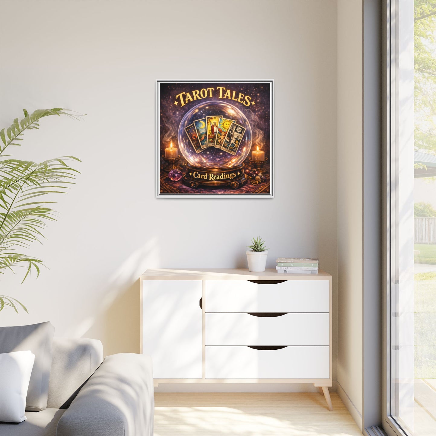 Tarot Tales Framed Canvas Wall Art