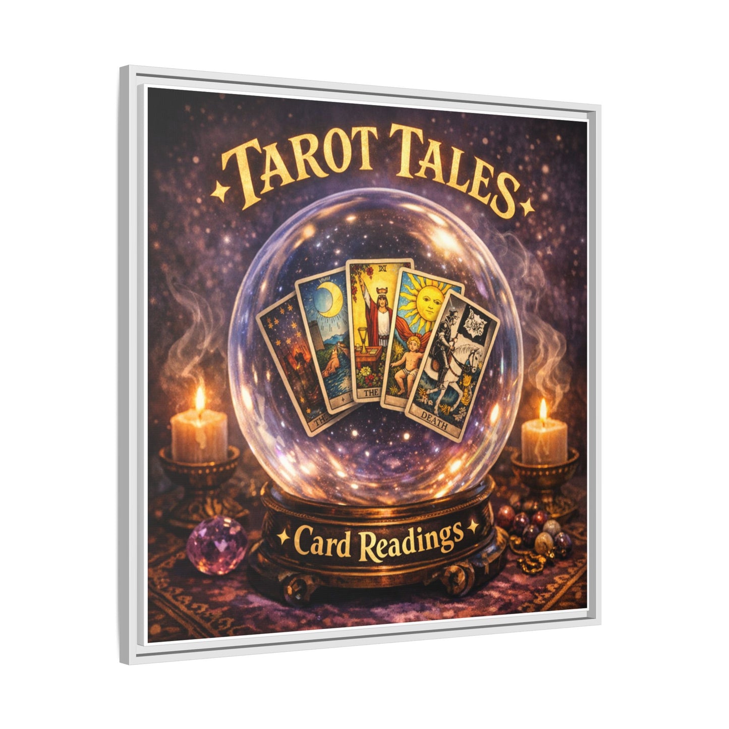 Tarot Tales Framed Canvas Wall Art