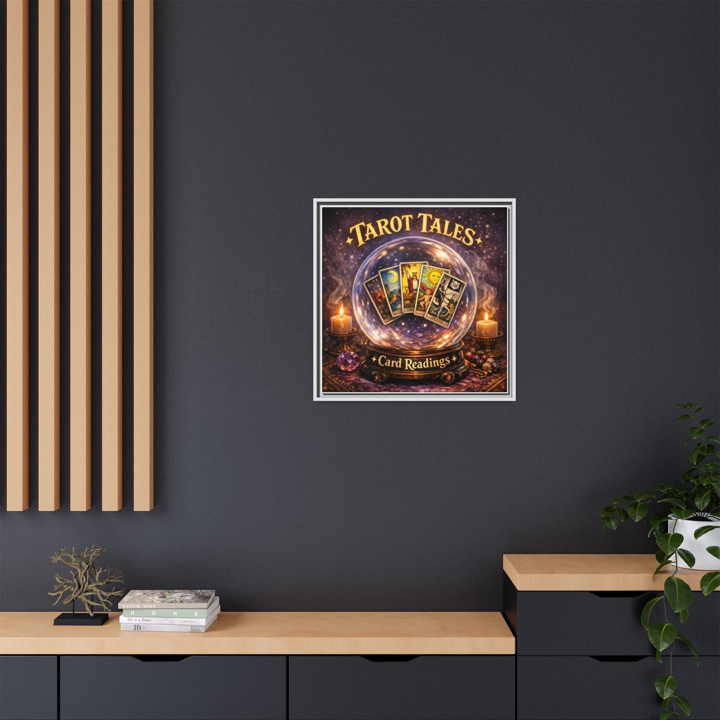 Tarot Tales Framed Canvas Wall Art
