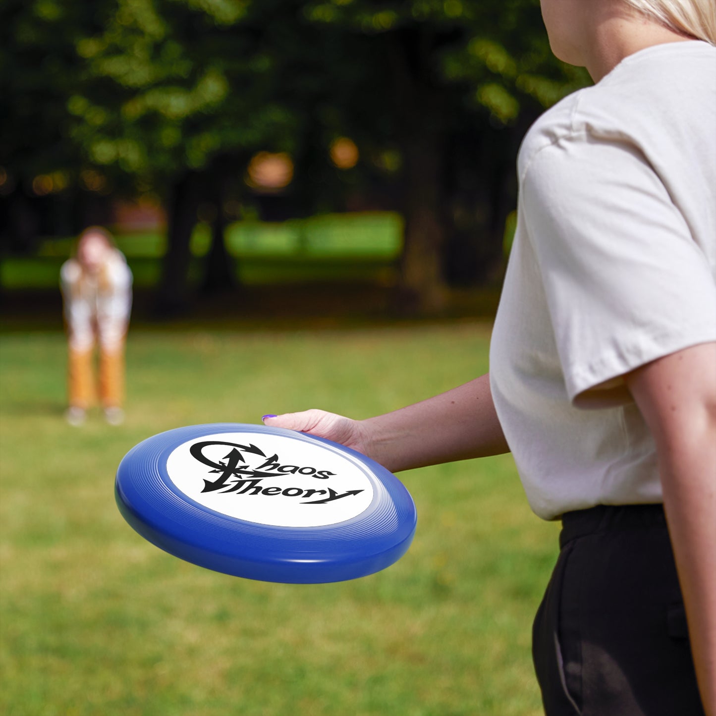 Chaos Theory Wham-O Frisbee — Retro Logo Flying Disc for Parks & Beach