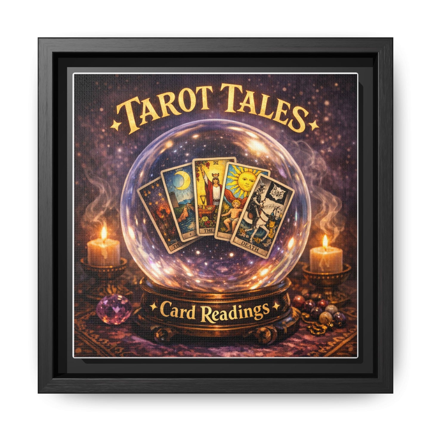 Tarot Tales Framed Canvas Wall Art