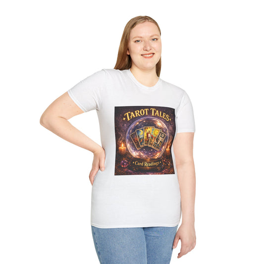 Tarot Tales Tee — Mystic Moon Card Reading T-Shirt