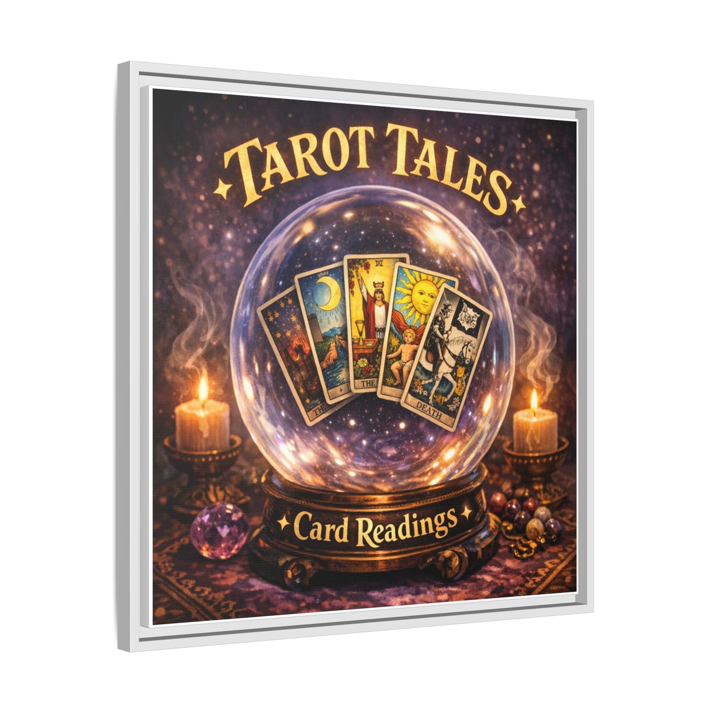 Tarot Tales Framed Canvas Wall Art