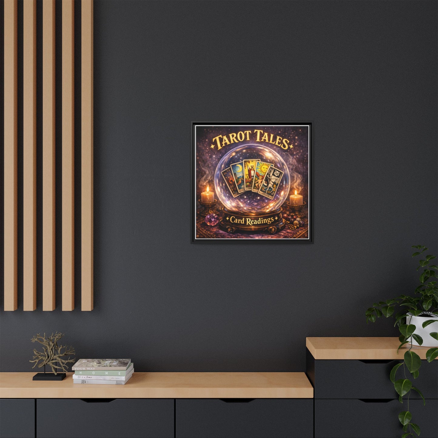 Tarot Tales Framed Canvas Wall Art
