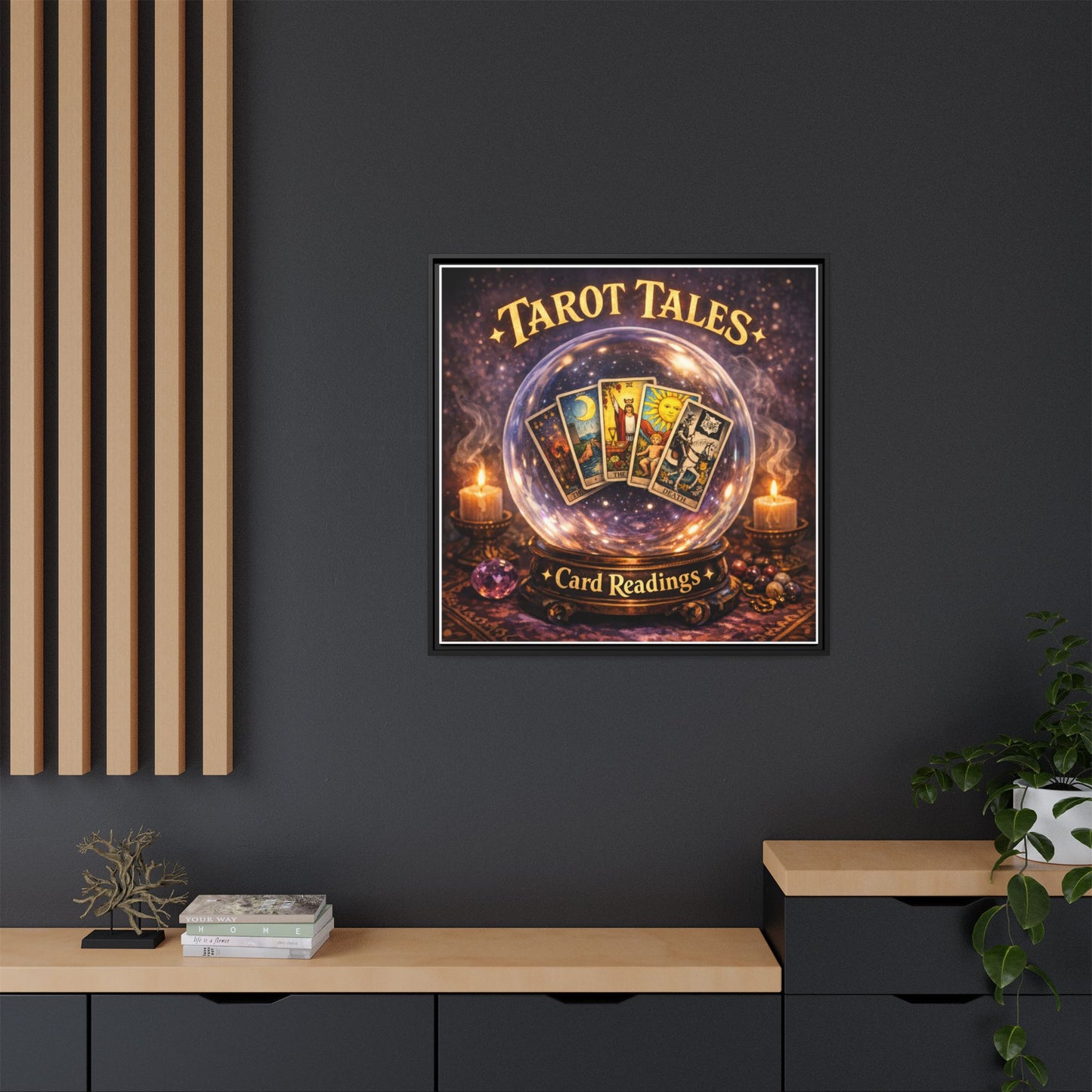 Tarot Tales Framed Canvas Wall Art